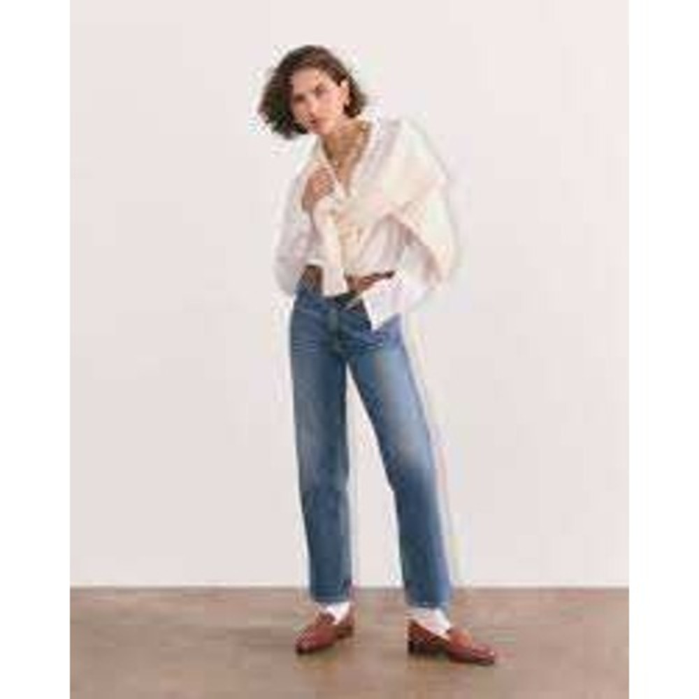 Everlane The Original Cheeky Jean Medium Wash Organic Cotton Denim 29 Regular